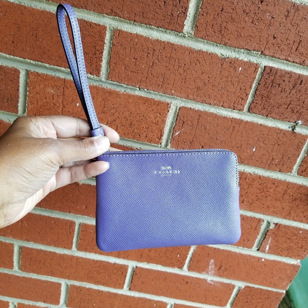 Coach Wristlet Purple